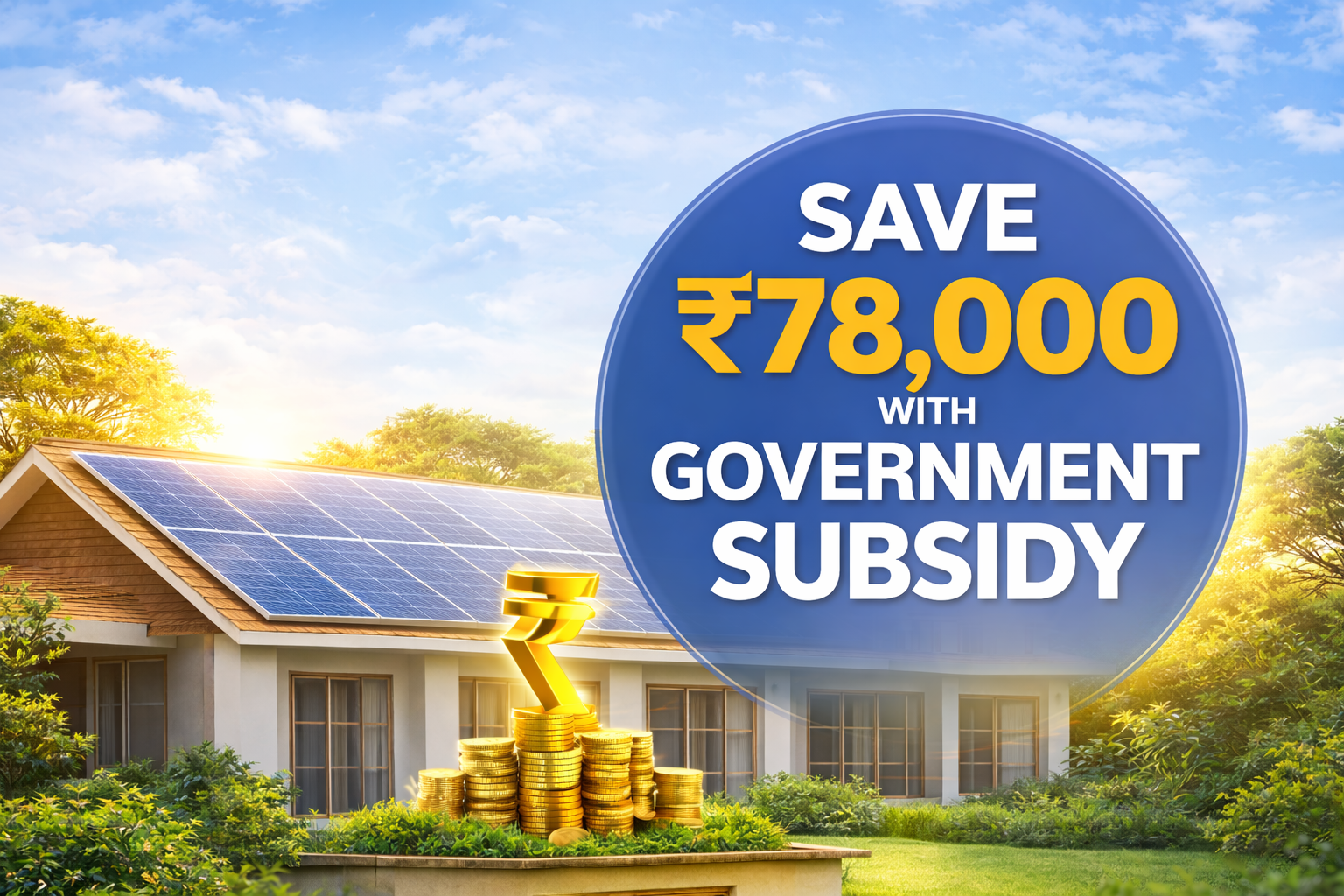 Get Government Subsidy upto ₹78,000